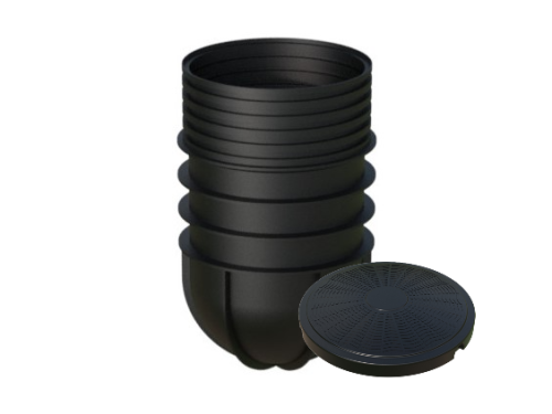 Zbiornik przepompowni ZP 600/1100 zbiornik przepompowni monolityczny z pokrywą V-210 L H-1100 ZP Marseplast