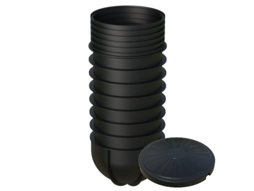 Zbiornik przepompowni ZP 600/1600 zbiornik przepompowni monolityczny z pokrywą V-385 L H-1600 ZP Marseplast