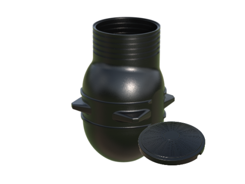 Zbiornik przepompowni ZP 800/1350 zbiornik przepompowni monolityczny z pokrywą V-320 L H-1350 ZP Marseplast