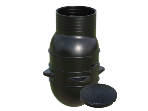 Zbiornik przepompowni ZP 800/1600 zbiornik przepompowni monolityczny z pokrywą V-450 L H-1600 ZP Marseplast