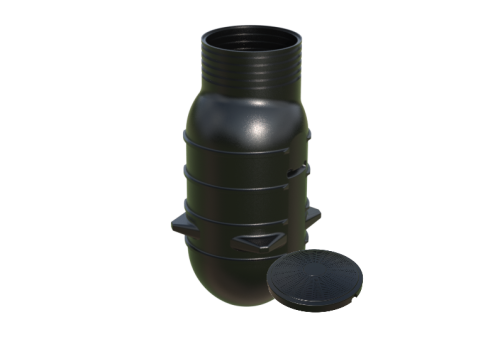 Zbiornik przepompowni ZP 800/1850 zbiornik przepompowni monolityczny z pokrywą V-585 L H-1850 ZP Marseplast