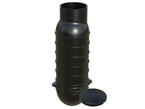 Zbiornik przepompowni ZP 800/2600 zbiornik przepompowni monolityczny z pokrywą V-980 L H-2600 ZP Marseplast