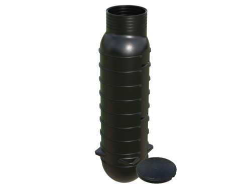 Zbiornik przepompowni ZP 800/3100 zbiornik przepompowni monolityczny z pokrywą V-1245 L H-3100 ZP Marseplast