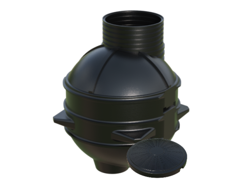 Zbiornik przepompowni ZP 1200/1600 zbiornik przepompowni monolityczny z pokrywą V-935 L H-1600 ZP Marseplast