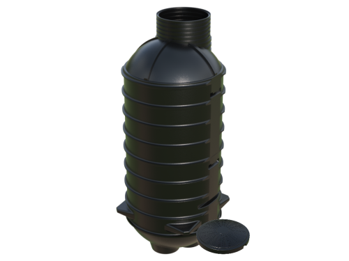 Zbiornik przepompowni ZP 1200/3100 zbiornik przepompowni monolityczny z pokrywą V-2695 L H-3100 ZP Marseplast