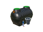Osadnik gnilny 2500 L BOLT 2.5  Marseplast jednokomorowy osadnik gnilny 2500 l - Biopreparat na rozruch GRATIS