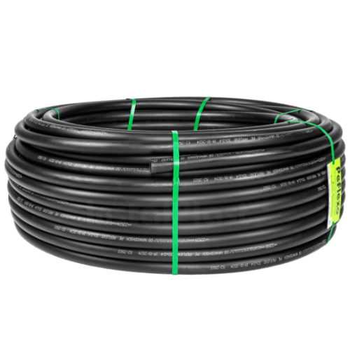Rura do nawodnień HDPE PeFlexo PE80 SDR21 75X3,6 PN6 rura do nawodnień i deszczowni 75X3,6 PN6 zwój 100 m odporna na UV