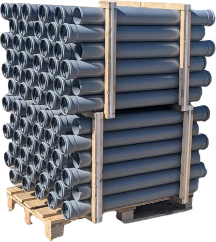  Rura kanalizacyjna wewnętrzna PVC-U SN2 110x1000x2,2 mm – paleta 120 szt.