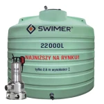 Zbiornik na RSM 22000 l SWIMER AGRO TANK Prestige z pompą