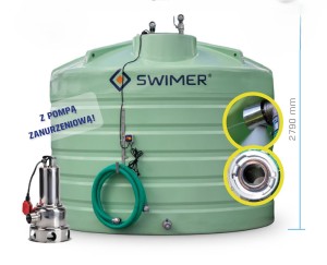 Zbiornik na RSM 22000 l SWIMER AGRO TANK FUJP Prestige z pompą