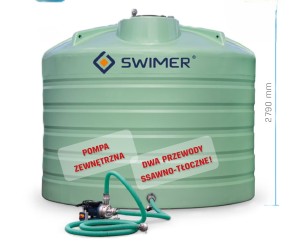 Zbiornik na RSM 22000 l SWIMER AGRO TANK FUJP Basic Flex z pompą