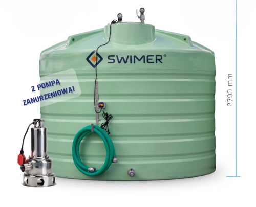 Zbiornik na RSM 22000 l SWIMER AGRO TANK FUJP Optimum Flex z pompą
