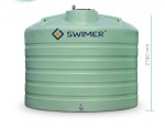 Zbiornik na RSM 22000 L SWIMER AGRO TANK Basic