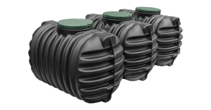 Zbiornik na deszczówkę 8400 L Cristall Trio GRAF zbiornik na wodę deszczową 8400 l