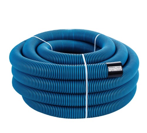 Rura osłonowa do kabli HDPE 2W Fi 75 niebieska zwój 50 m