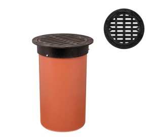 Teleskop PVC-Żeliwo 425 40 T D400 pokrywa żeliwna wpust kratka