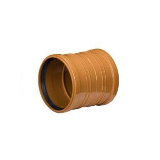 Złączka dwukielichowa PP 160 oranż LEO MINOR