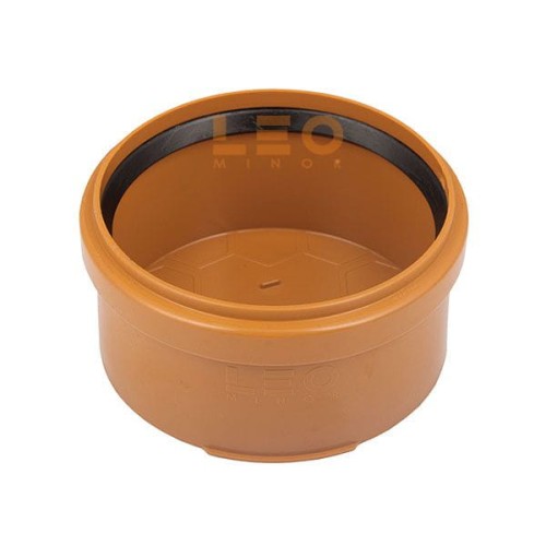 Zaślepka kanalizacyjna PP 160 oranż LEO MINOR