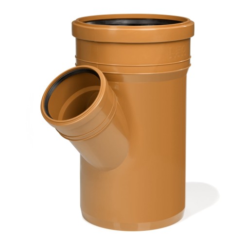 Trójnik redukcyjny PP 200/110/45° oranż LEO MINOR