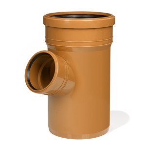 Trójnik redukcyjny PP 200/110/67° oranż LEO MINOR