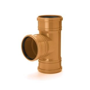 Trójnik trójkielichowy PP 110/110/90° oranż LEO MINOR