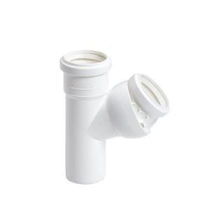 Trójnik nastawny 32/32/45°- 88° biały LEO MINOR