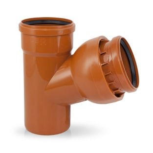 Trójnik nastawny 110/110/52°- 82° oranż LEO MINOR