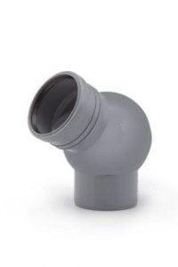 Kolano nastawne 40/0°-90° szare LEO MINOR