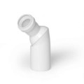 Redukcja kolanowa nastawna DN 50/32 < 0-90° biała