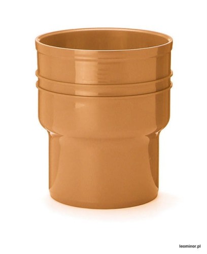 Traper kanalizacyjny PP 110/124 bez uszczelki oranż LEO MINOR