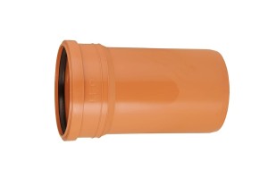 Króciec, sztucer kanalizacyjny PP 200/265x6,2 oranż LEO MINOR