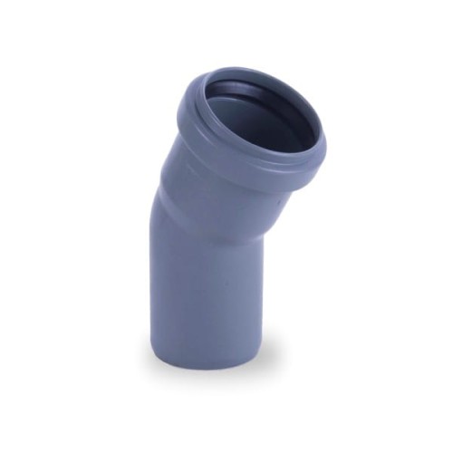 Kolano kanalizacyjne PP 40/30° szare