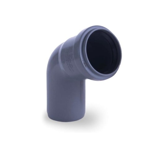 Kolano kanalizacyjne PP 40/67° szare