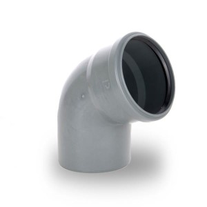 Kolano kanalizacyjne PP 110/67° szare