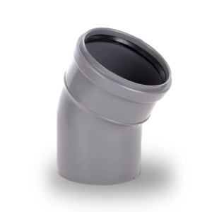 Kolano kanalizacyjne PP 110/30° szare