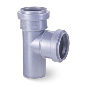 Trójnik kanalizacyjny PP 40/40/90° szary