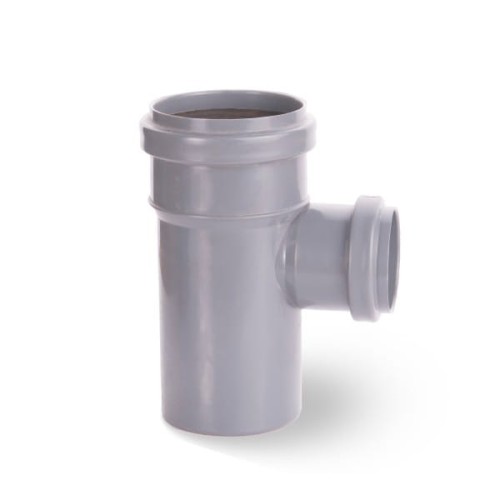Trójnik kanalizacyjny PP 75/50/90° szary