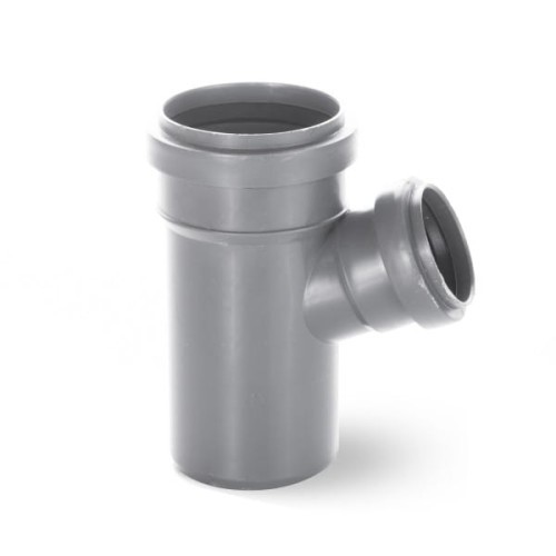 Trójnik kanalizacyjny PP 110/50/67° szary
