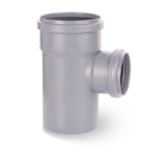 Trójnik kanalizacyjny PP 110/50/90° szary