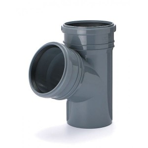 Trójnik kanalizacyjny PP 110/110/67° szary