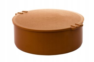 Korek kanalizacyjny PP 250 oranż AQUER