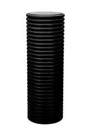 Rura kanalizacyjna korugowana PP SN8 200/6000 InCor czarna bez kielicha