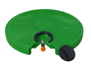 Pokrywa deszczowa z klapką DN 760  pokrywa z punktem poboru wody Marseplast