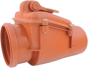 Zasuwa burzowa PP 160 oranż AQUER