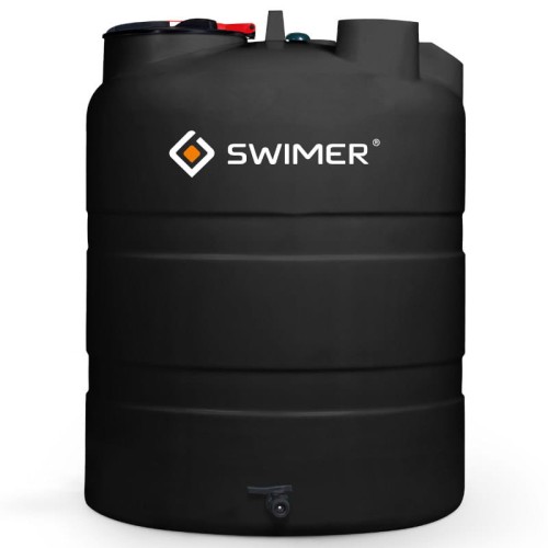 Zbiornik na deszczówkę 1500 L SWIMER ELJP zbiornik na wodę deszczową 1500 BASIC czarny