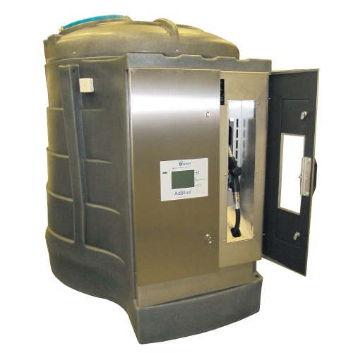 Zbiornik na AdBlue® 2500 L duża szafa ADAST dwupłaszczowy JFC AdBlue® 