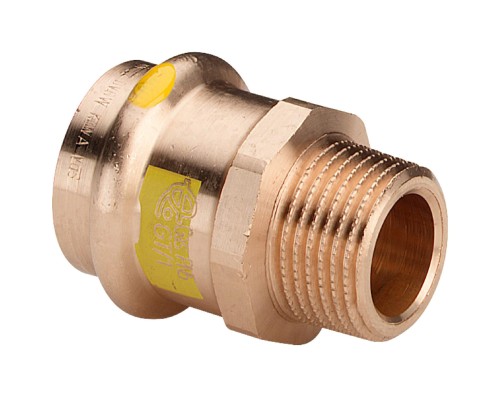 Złączka nyplowa GZ 15x3/4" miedź  Viega Profipress GAZ