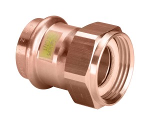 Złączka podwójna GW 18x1/2"brąz Viega Profipress GAZ