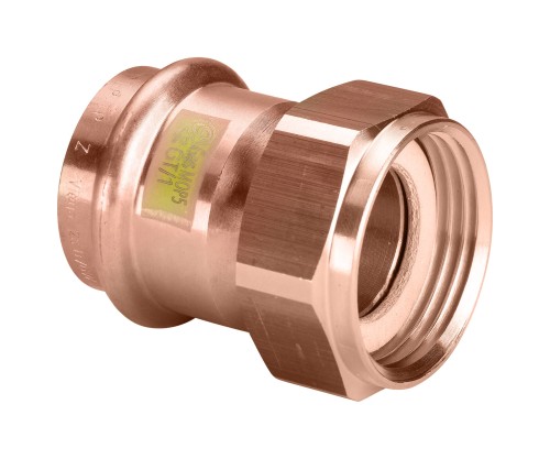 Złączka podwójna GW 18x1/2"brąz Viega Profipress GAZ