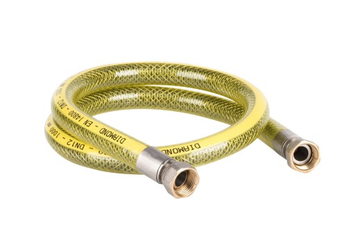 Przewód przyłączeniowy do gazu CMG 1/2"WW DN 12x1250 mm DIAMOND Flex